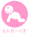 6ヵ月～1才
